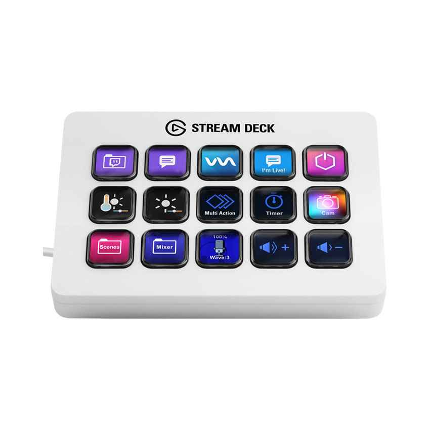 Thiết bị Stream Elgato StreamDeck MK.2 White | Chính hãng | Gearshop